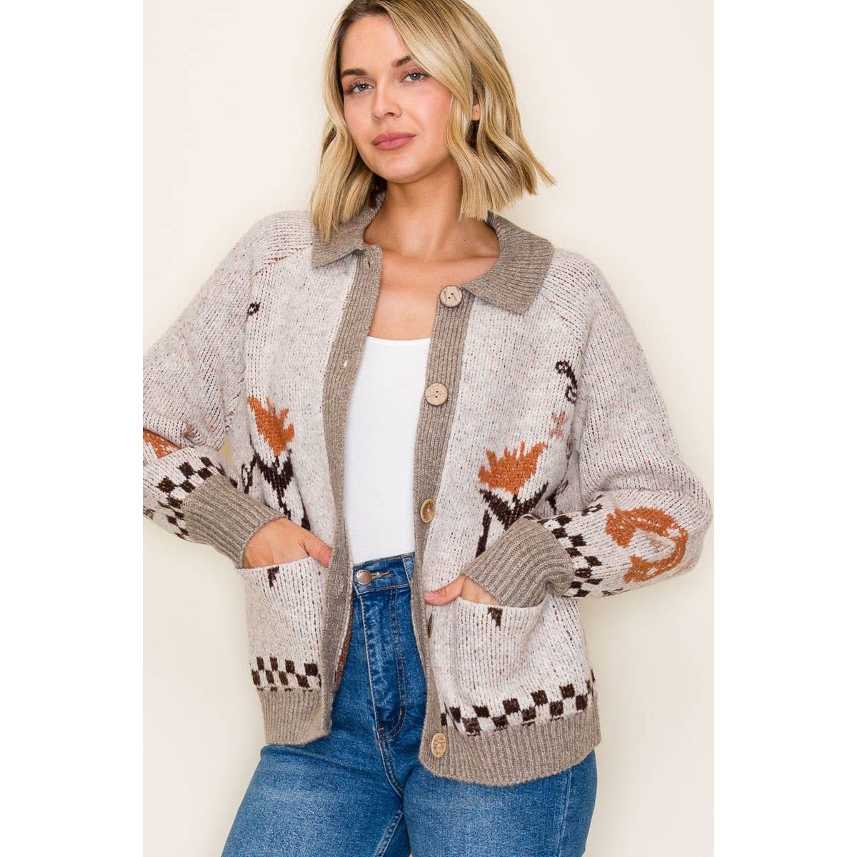 WESTERN SWEATER CARDIGAN