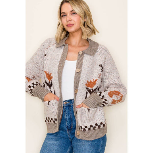 WESTERN SWEATER CARDIGAN