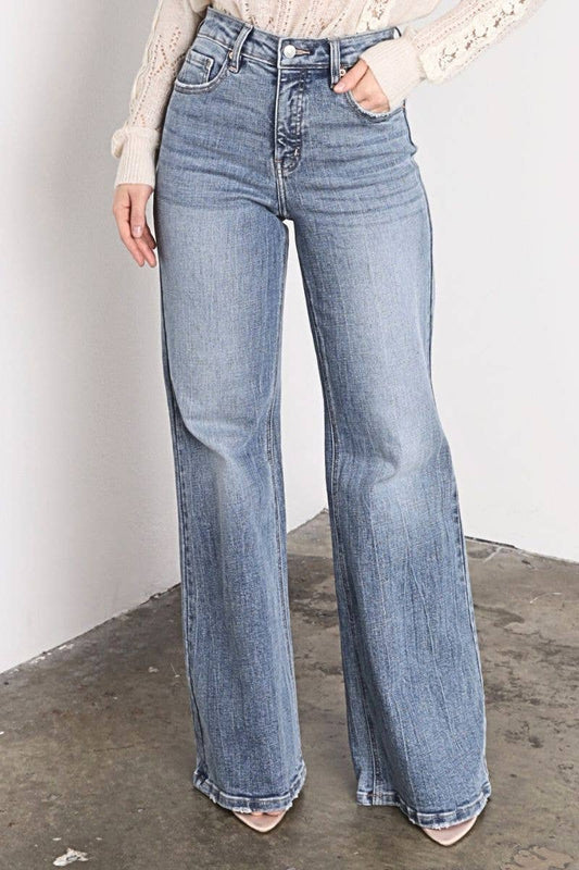 KRIS HIGH RISE PALAZZO JEANS