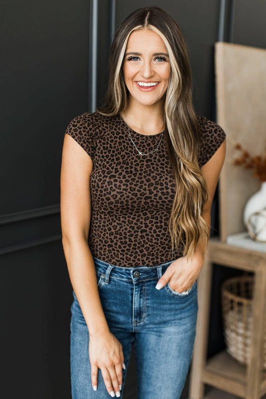 MINDY LEOPARD BODYSUIT
