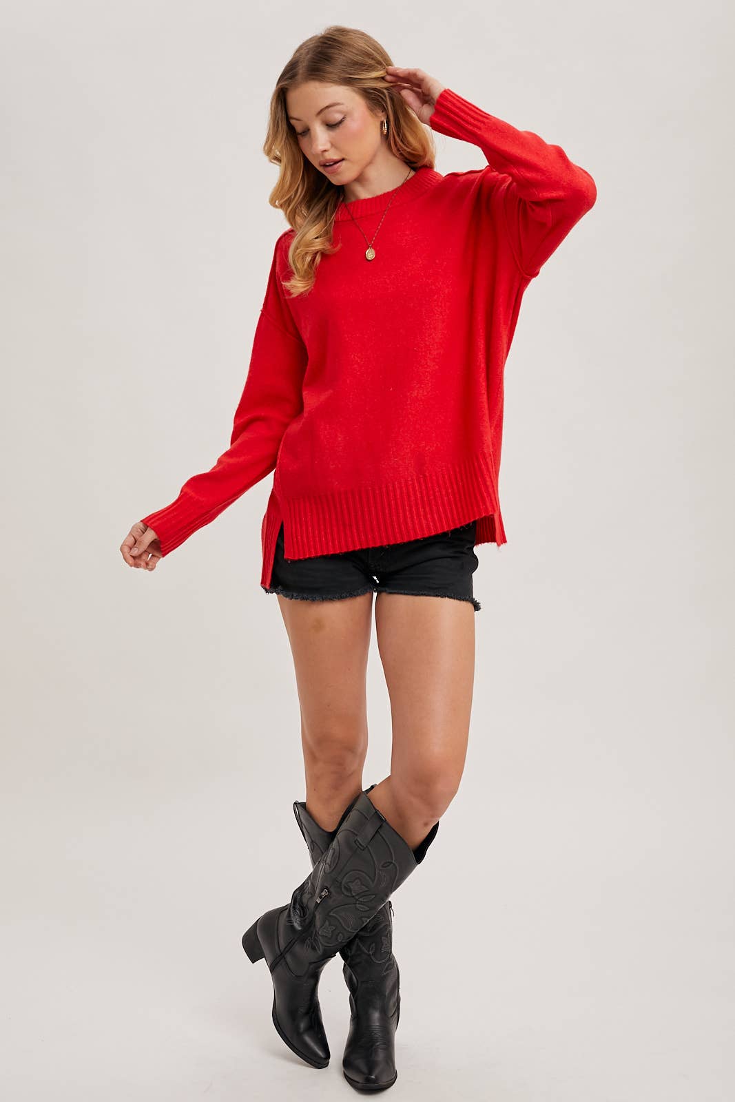 FROSTLITE CREW NECK KNIT SWEATER PULLOVER