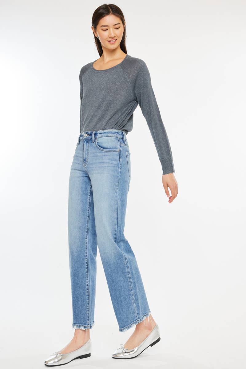 MONICA KC WIDE LEG JEANS