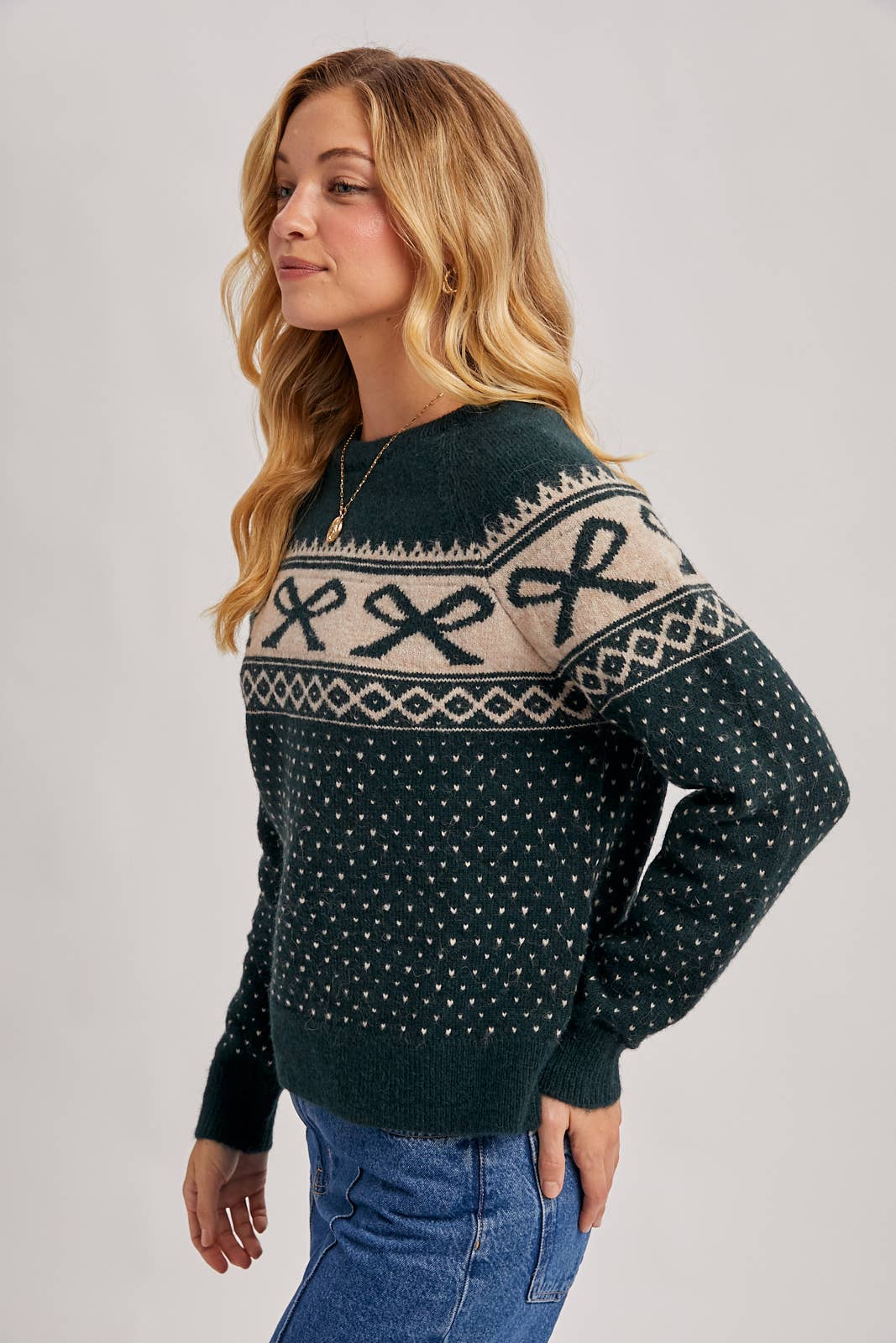 COLD FRONT HOLIDAY KNIT SWEATER