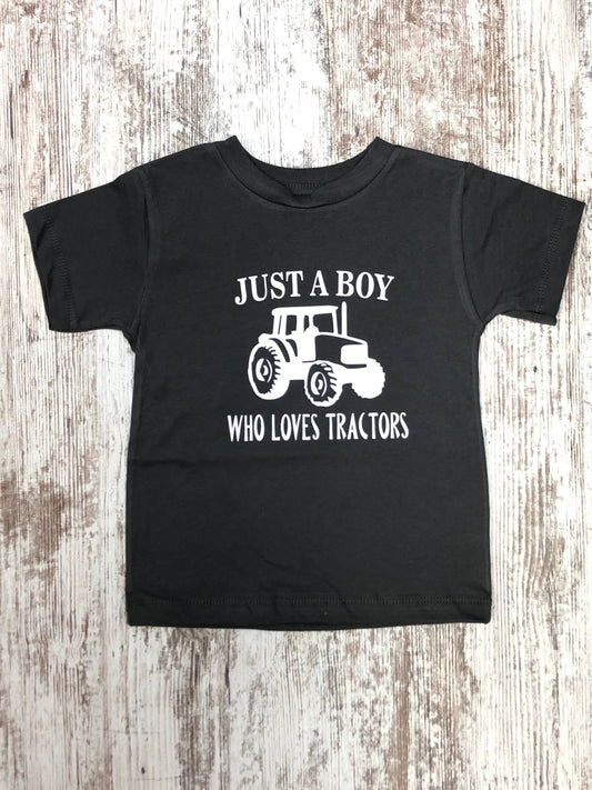 Just a boy who loves Tractors Infant/Toddler Tee