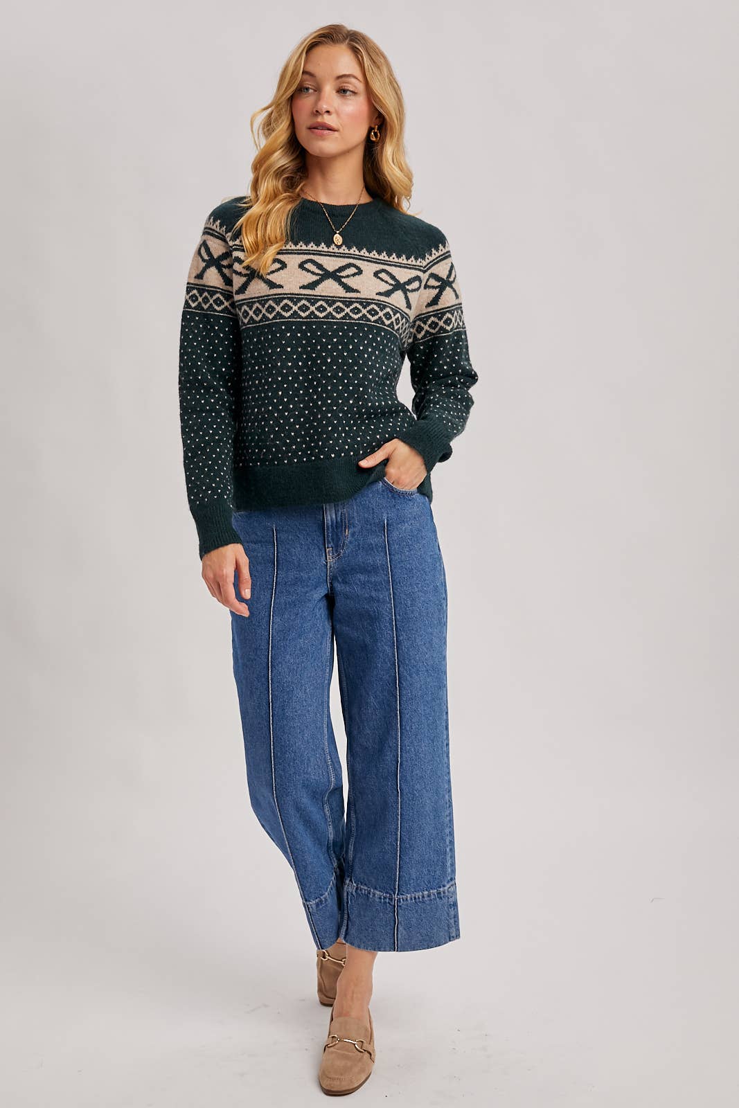 COLD FRONT HOLIDAY KNIT SWEATER
