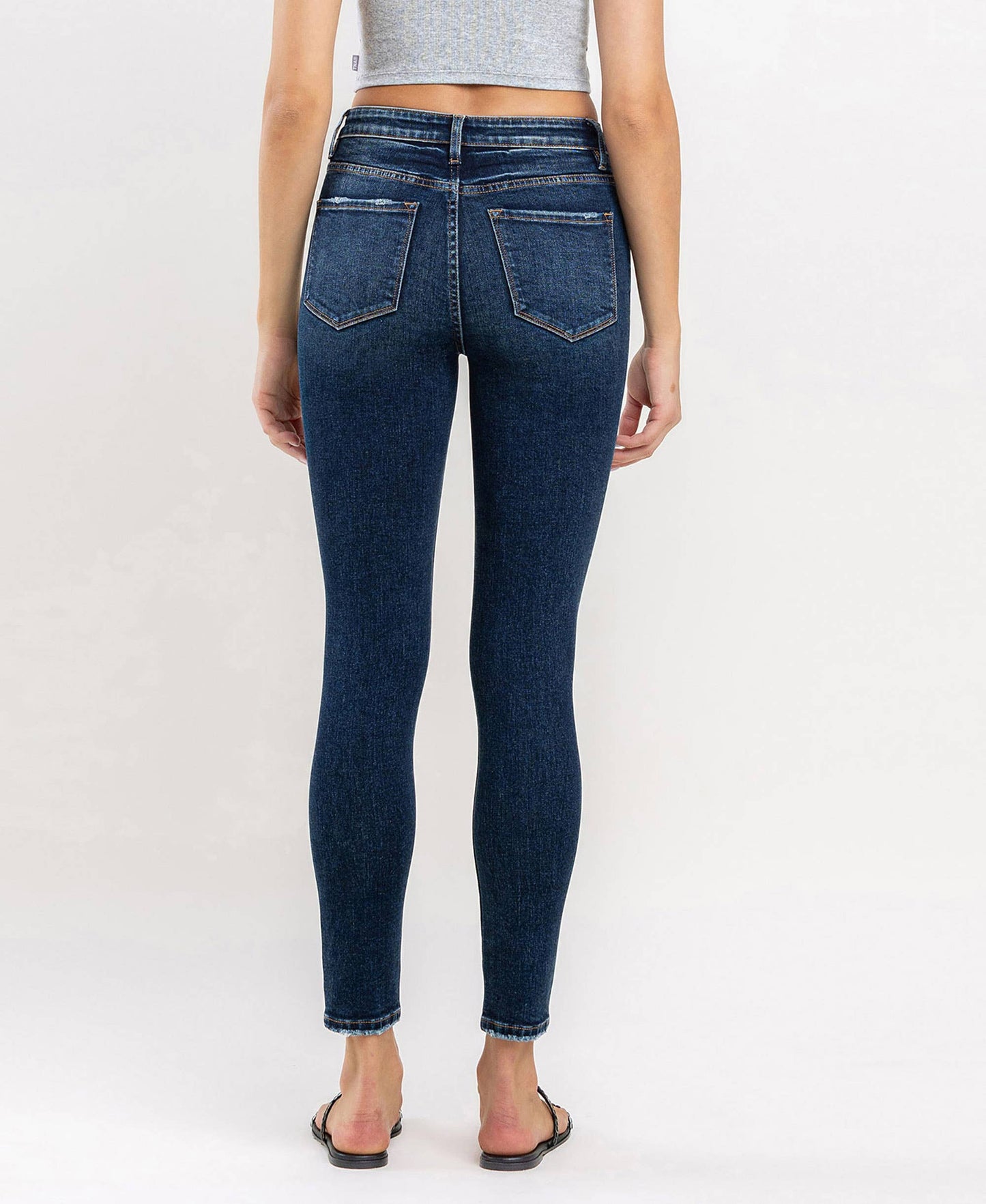 HAYLIE HIGH RISE ANKLE SKINNY JEANS