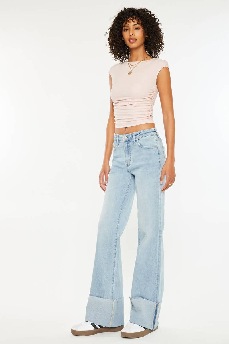 ELLA WIDE FLARE JEANS LIGHT