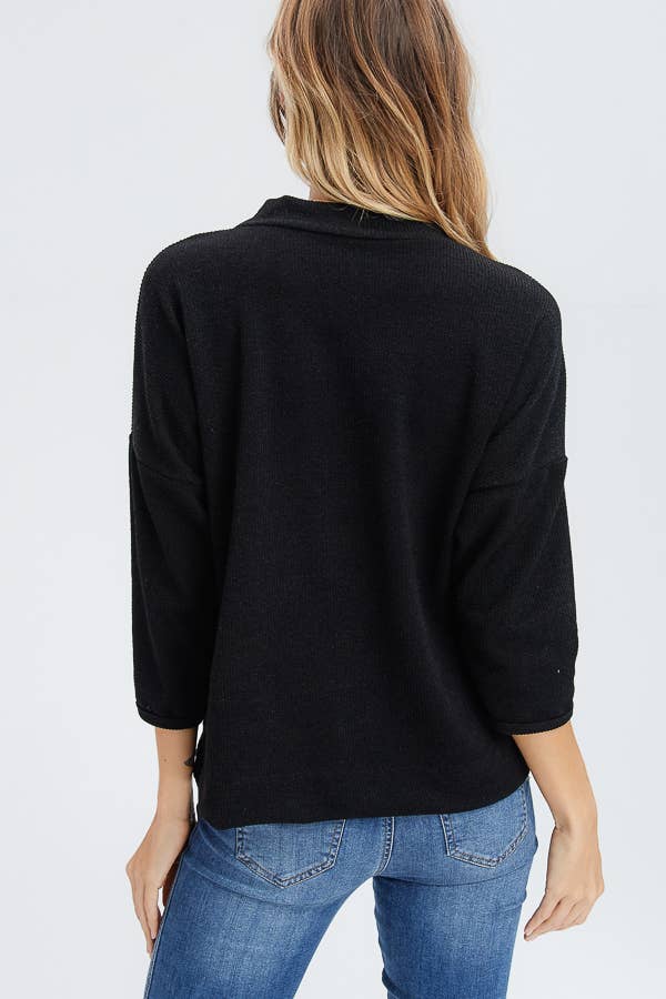 The Everyday Ribbed Lounge Pullover