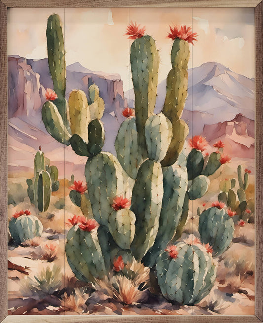 Cantina Cactus Print