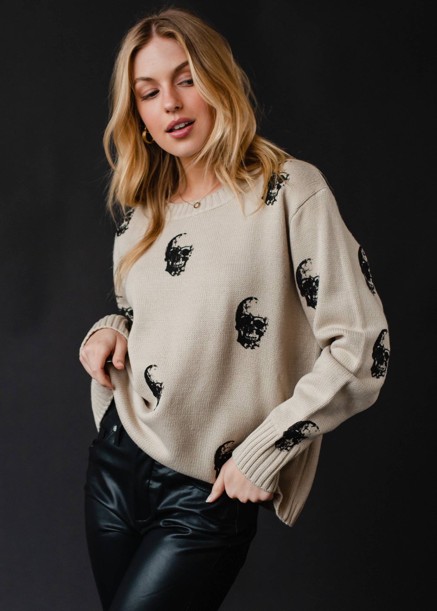 Vintage Skull Sweater