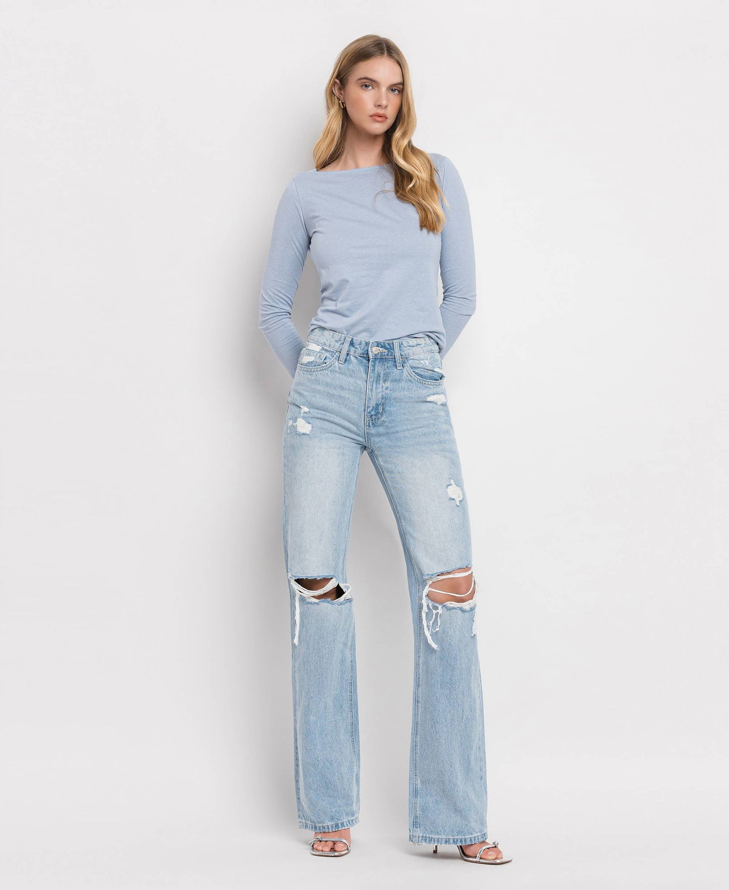 SUNNY 90'S VINTAGE HR FLARE JEANS