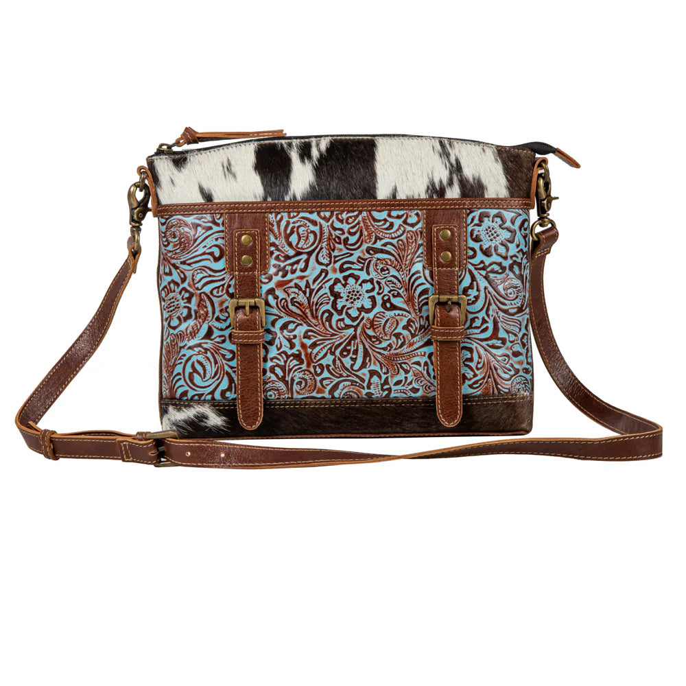 CLARA MAE HAND-TOOLED BAG