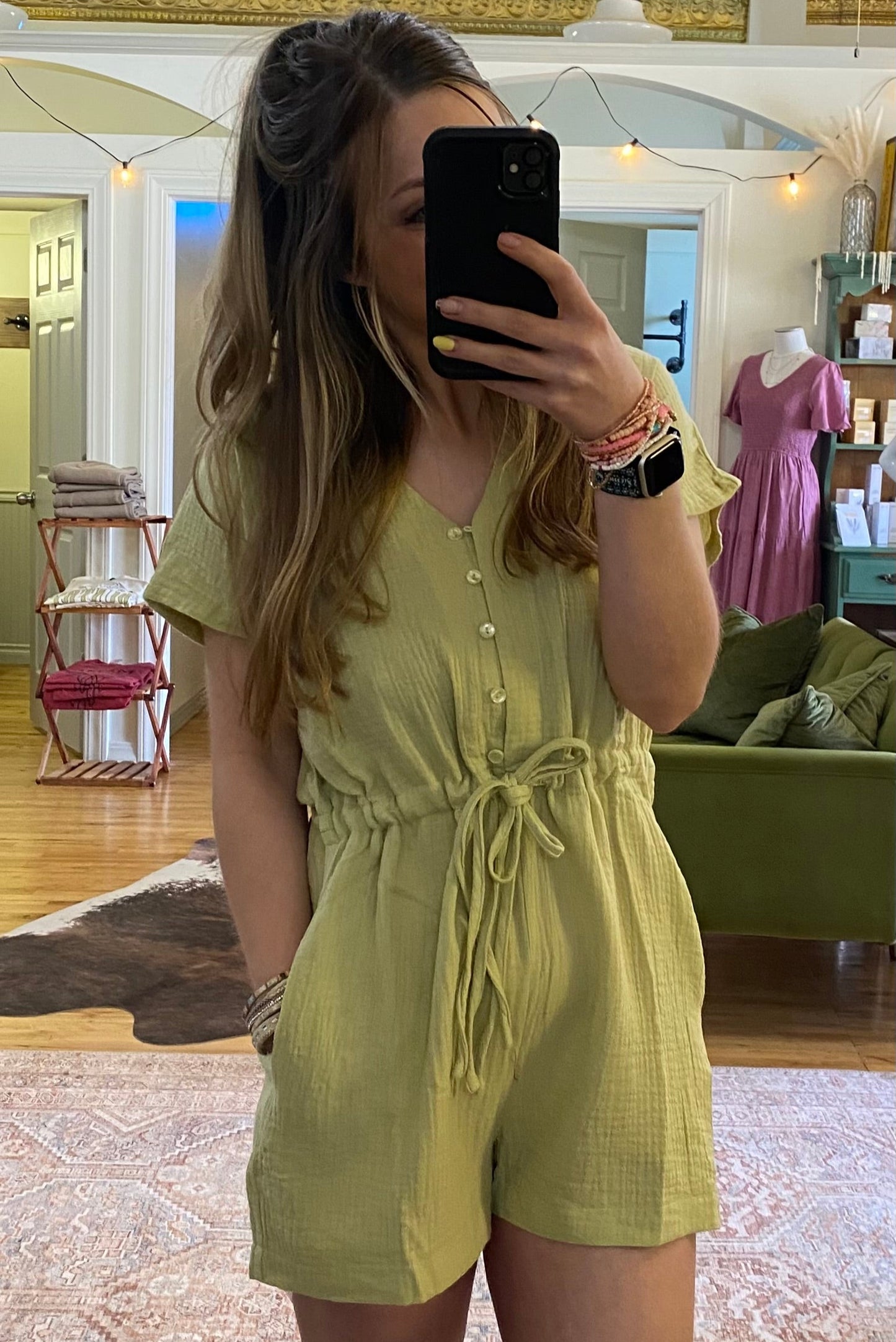 Cotton Gauze Easy Romper