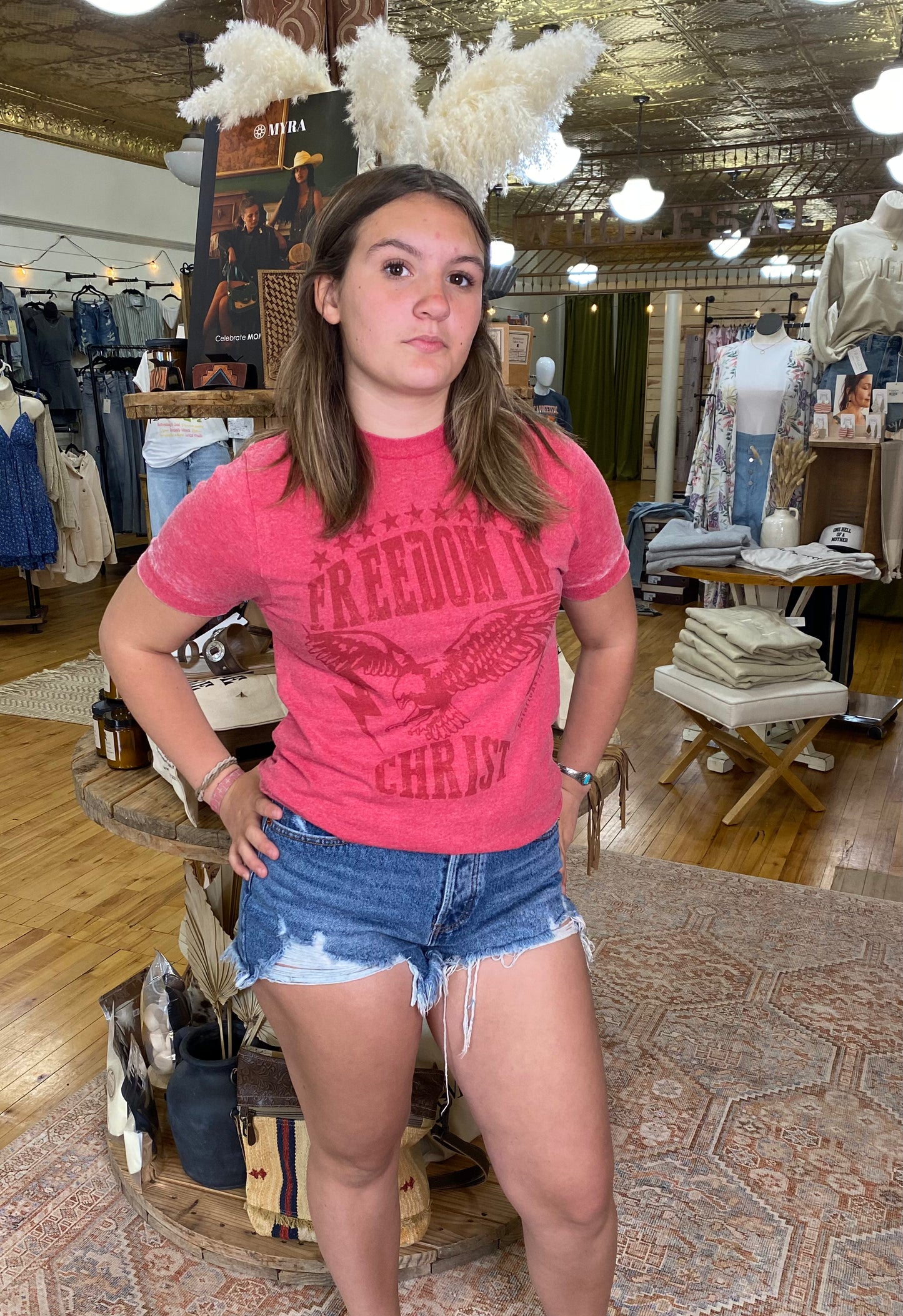 Freedom In Christ Graphic Tee