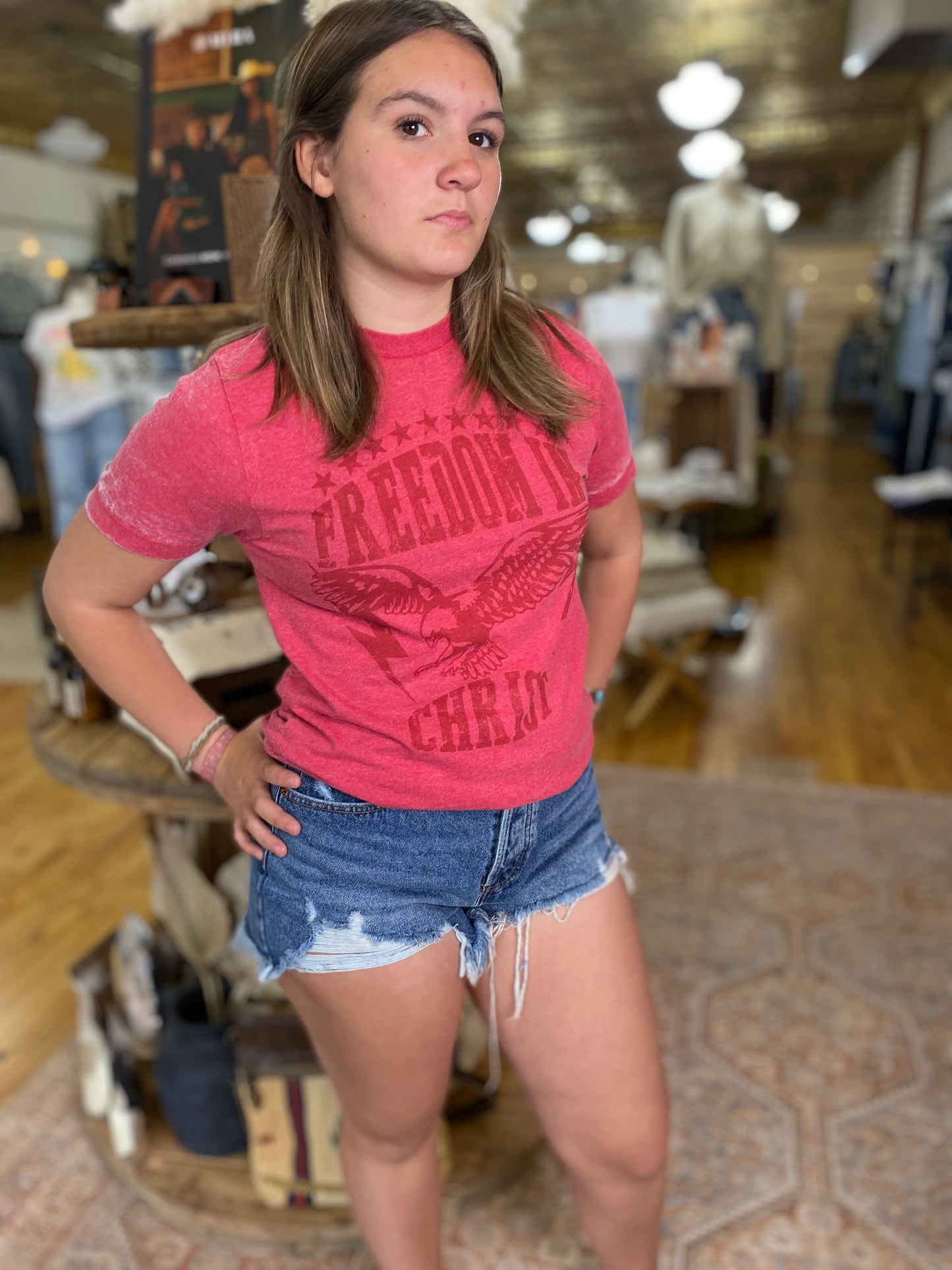 Freedom In Christ Graphic Tee