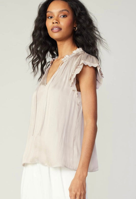 Current Air Ruffle Sleeve Top