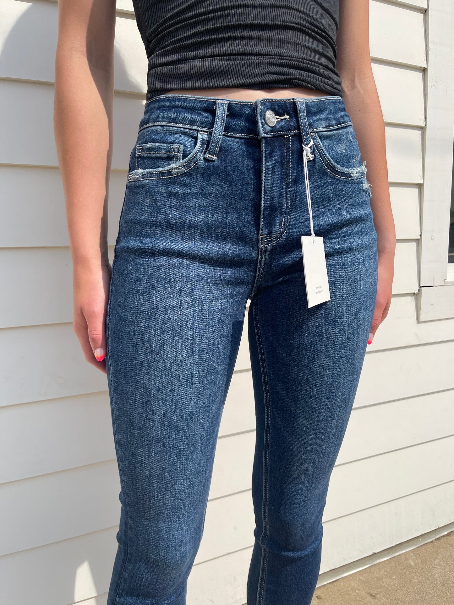 LV BRINNY CUFFED MID RISE SKINNIES