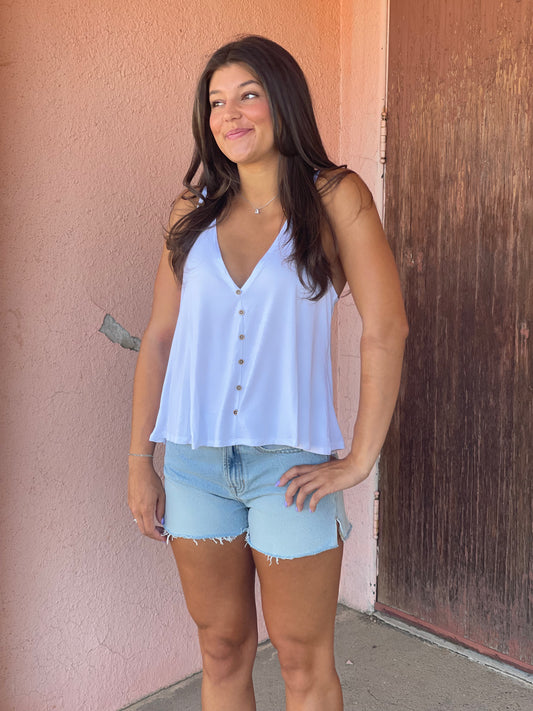 V NECK TANK OPEN BACK BASIC TANK