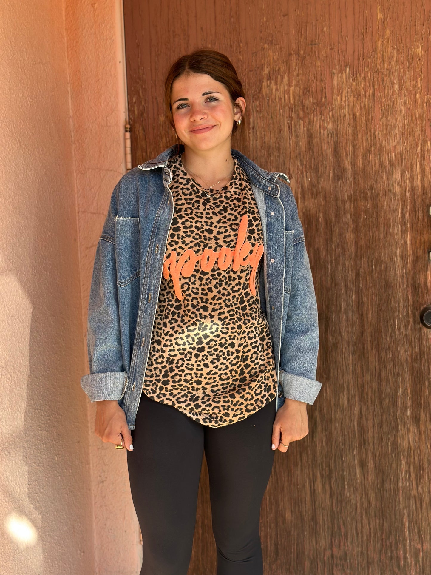 Spooky Bleached Leopard T