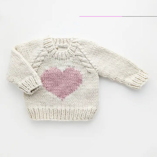 Sweetheart Crew Neck Sweater Baby & Toddler
