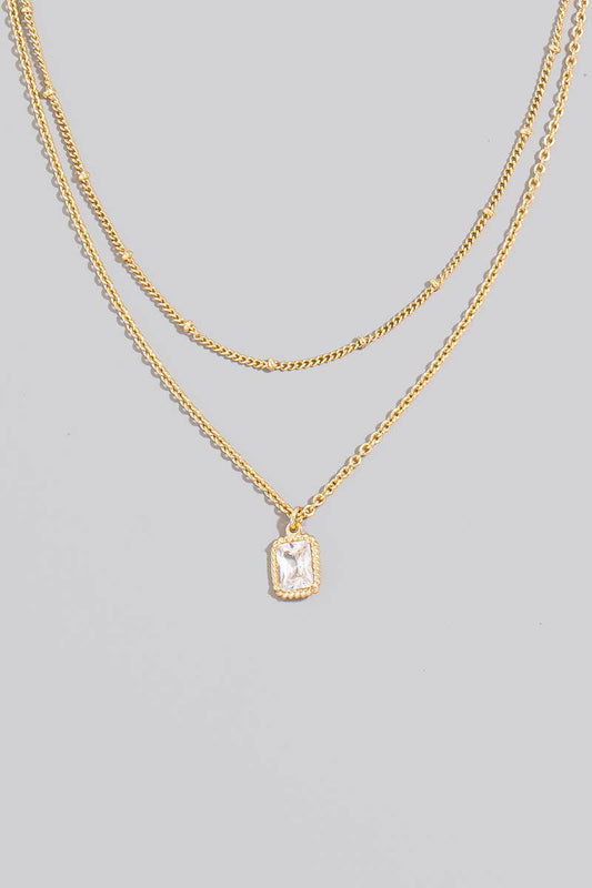 Trendsetter Pendant Layered Necklace