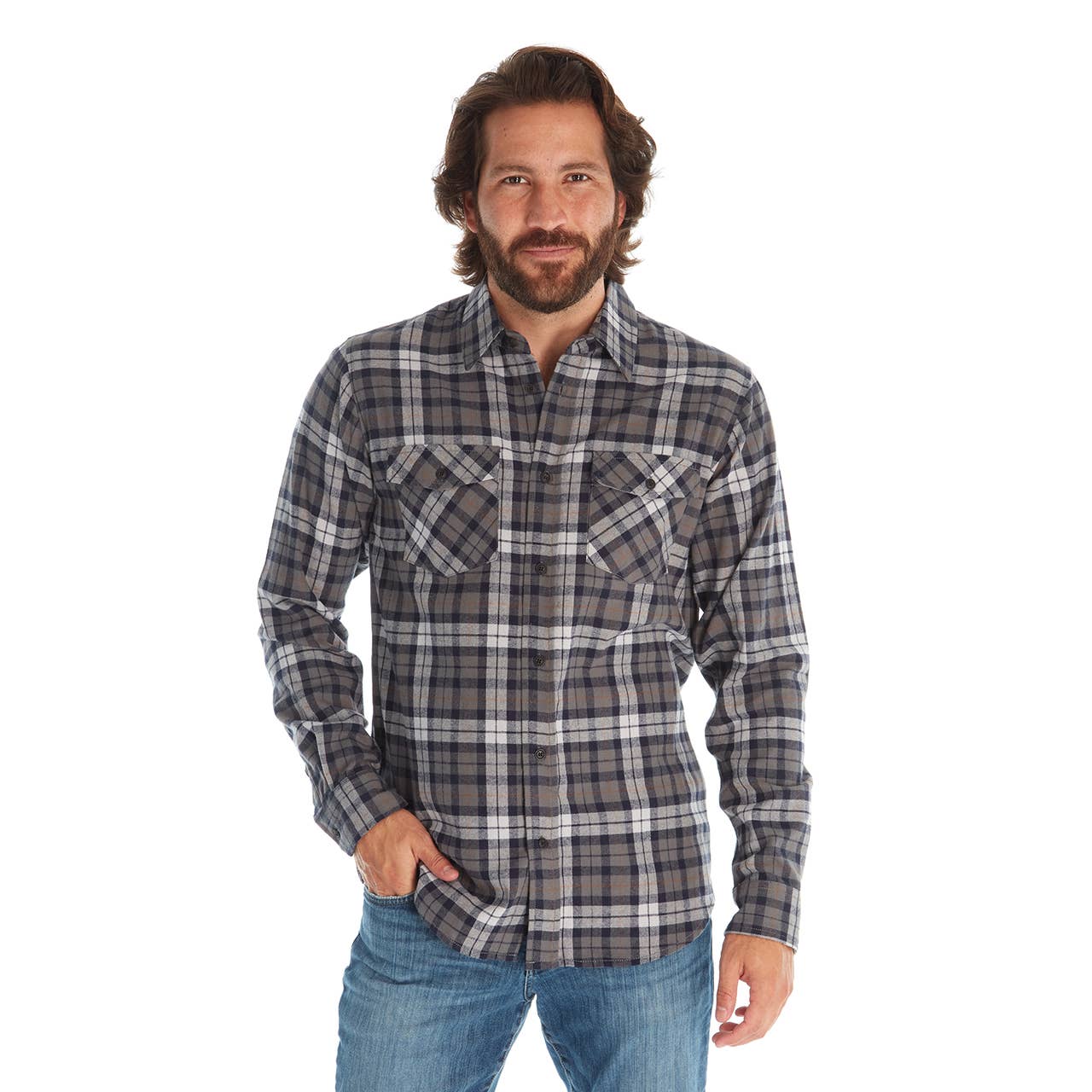 Ray Flannel Button Down