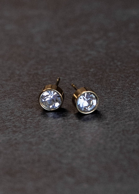 Rhinestone Stud Earring