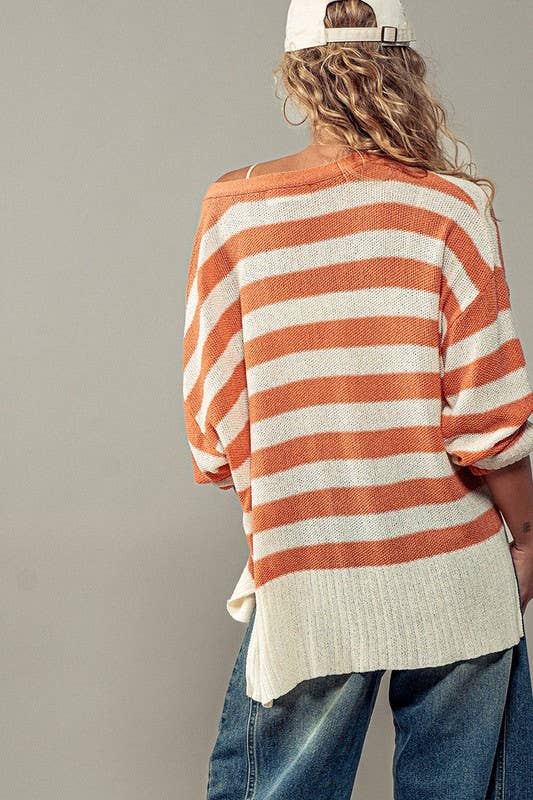 VIENNA STRIPED CARDIGAN