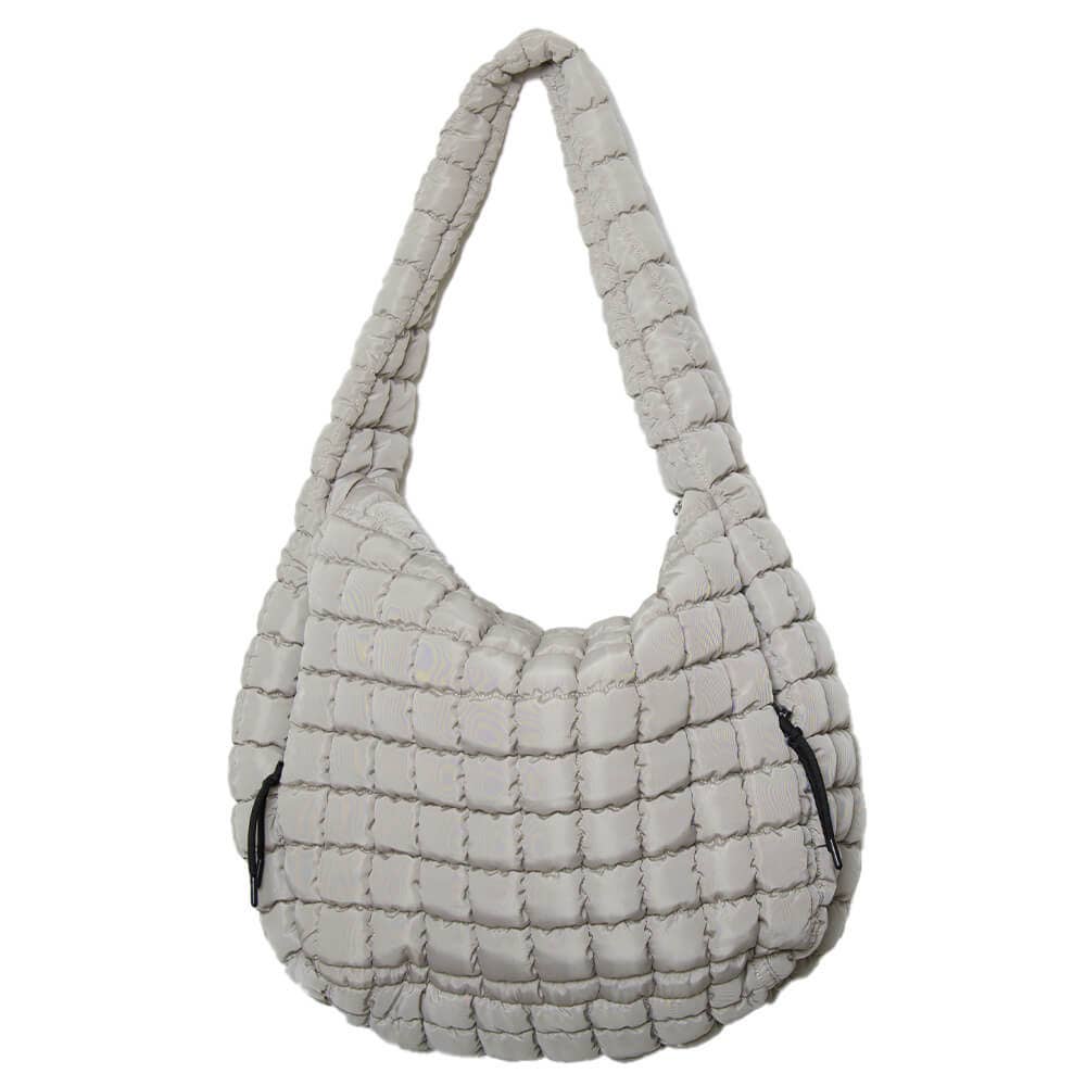 Oversized Hobo Bag: Sand