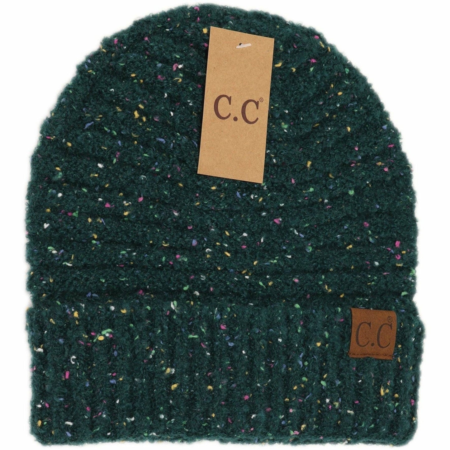 Confetti Boucle Knit Cuff Beanie