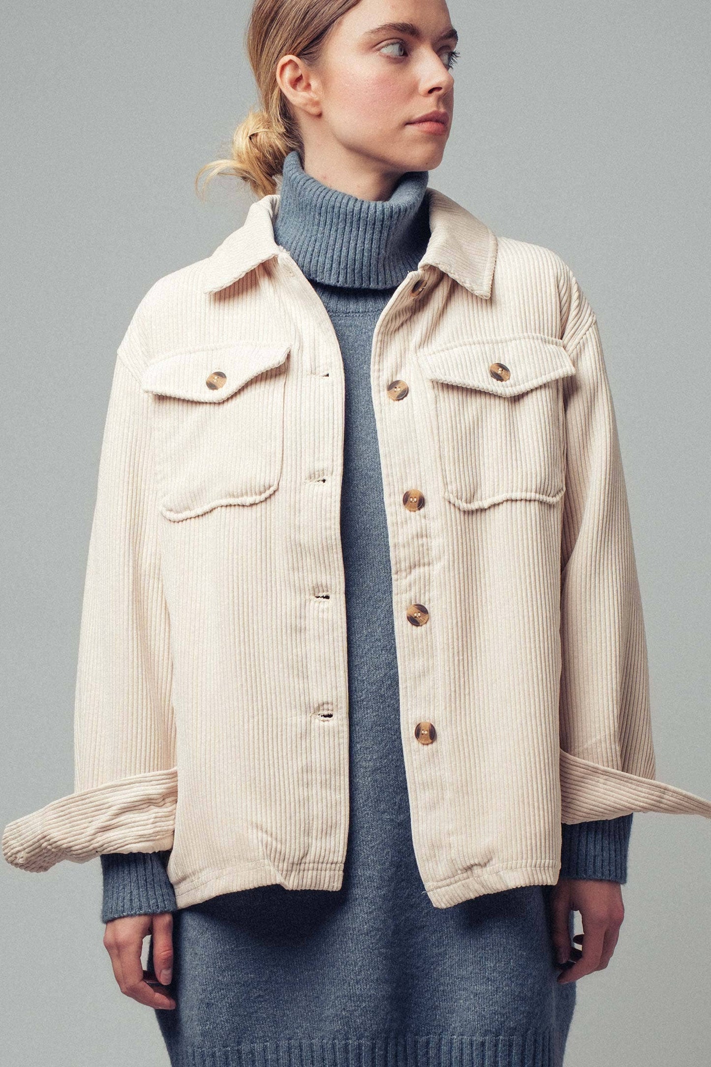 JESS SHERPA CORUROY JACKET