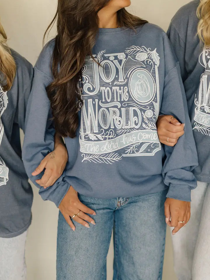 JOY TO THE WORLD CREWNECK SWEATSHIRT