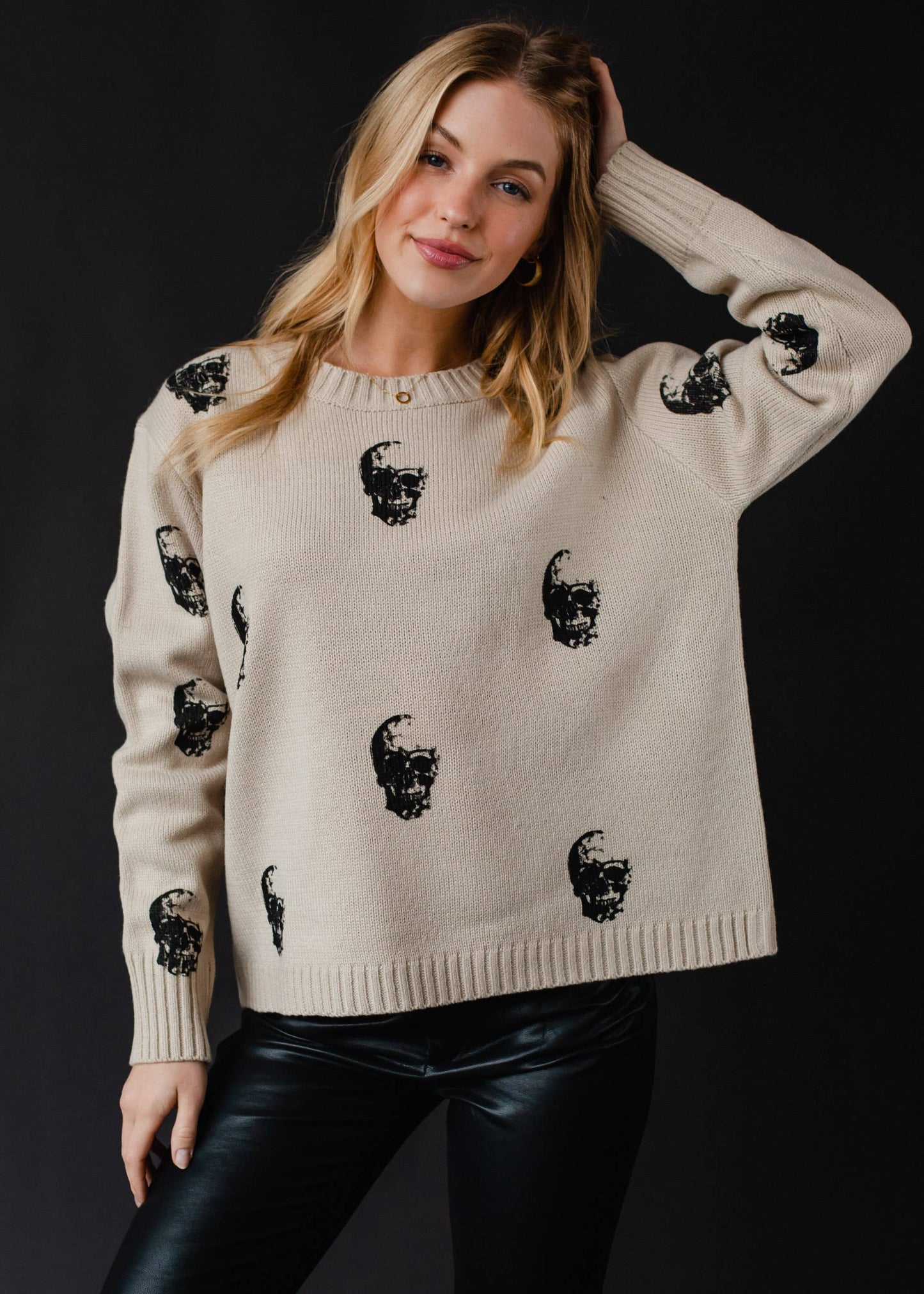 Vintage Skull Sweater