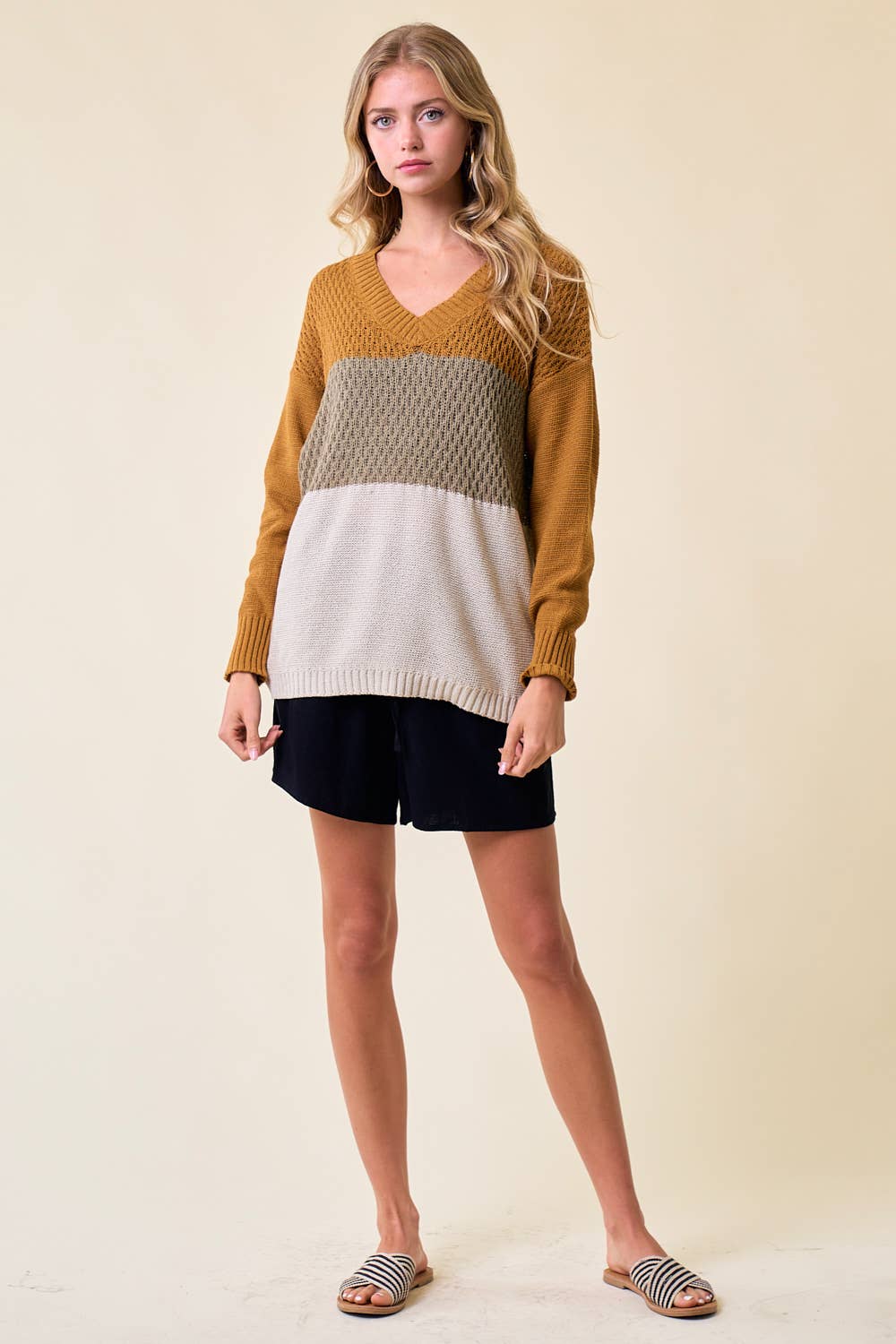 PERRON COLORBLOCK SWEATER