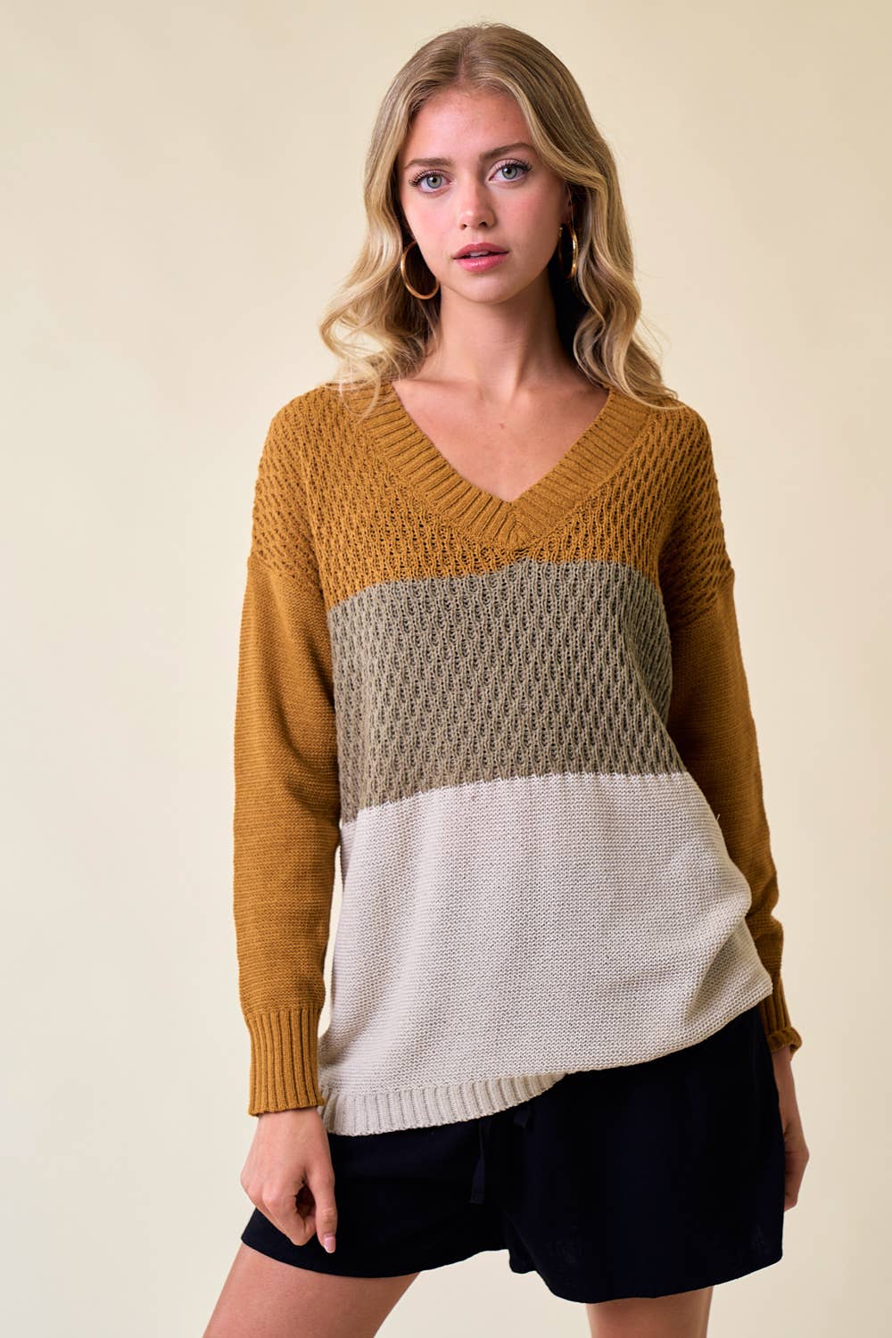 PERRON COLORBLOCK SWEATER