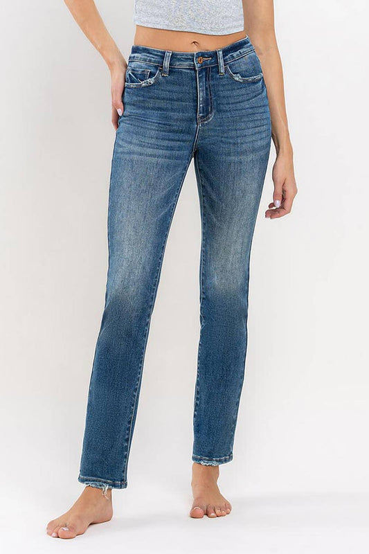 JEANNE HIGH RISE STRAIGHT JEANS