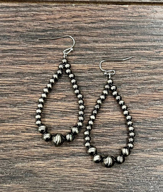 Handmade Polish Navajo Bead Earrings