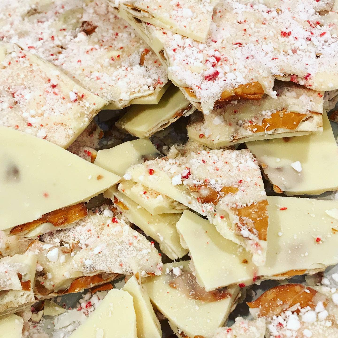 White Chocolate Peppermint Bark