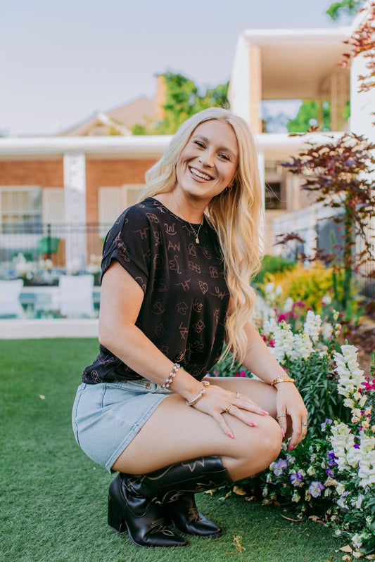 BRANDI WESTERN BLOUSE