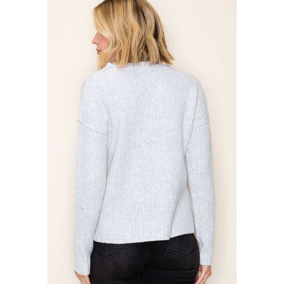 SWEET AND COZY GREY SWEATER