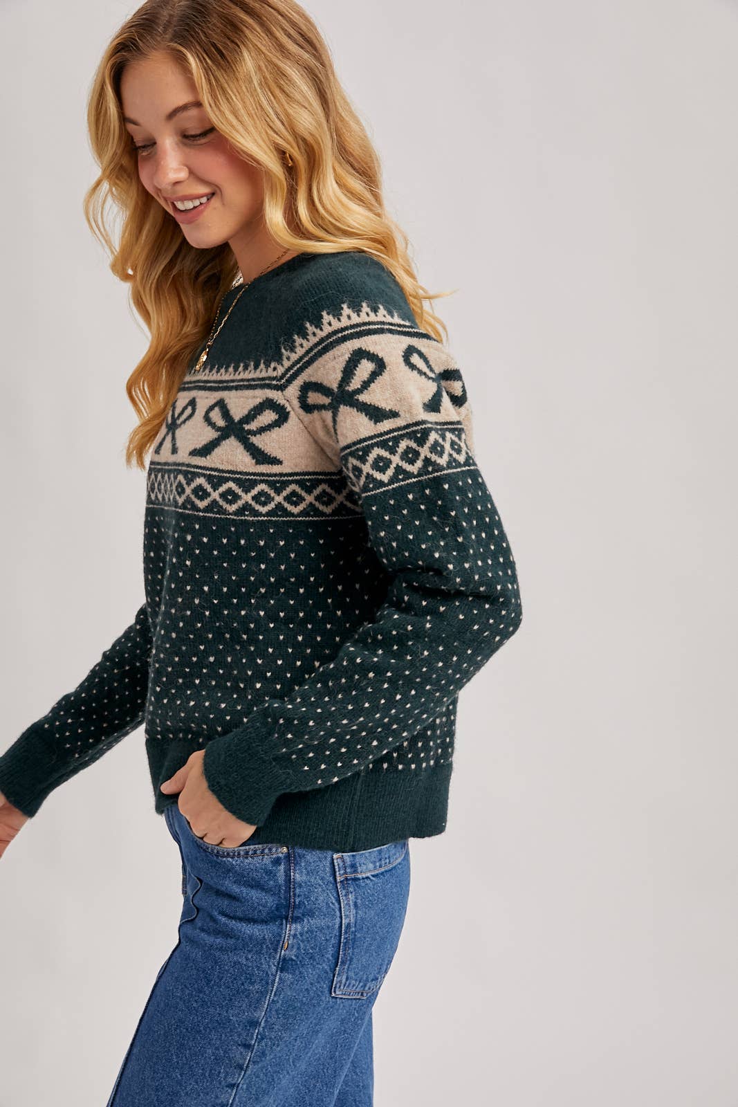 COLD FRONT HOLIDAY KNIT SWEATER