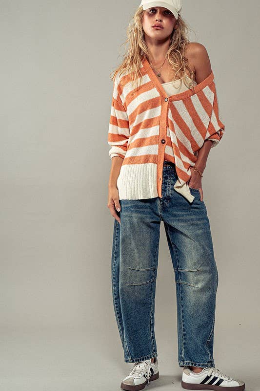 VIENNA STRIPED CARDIGAN
