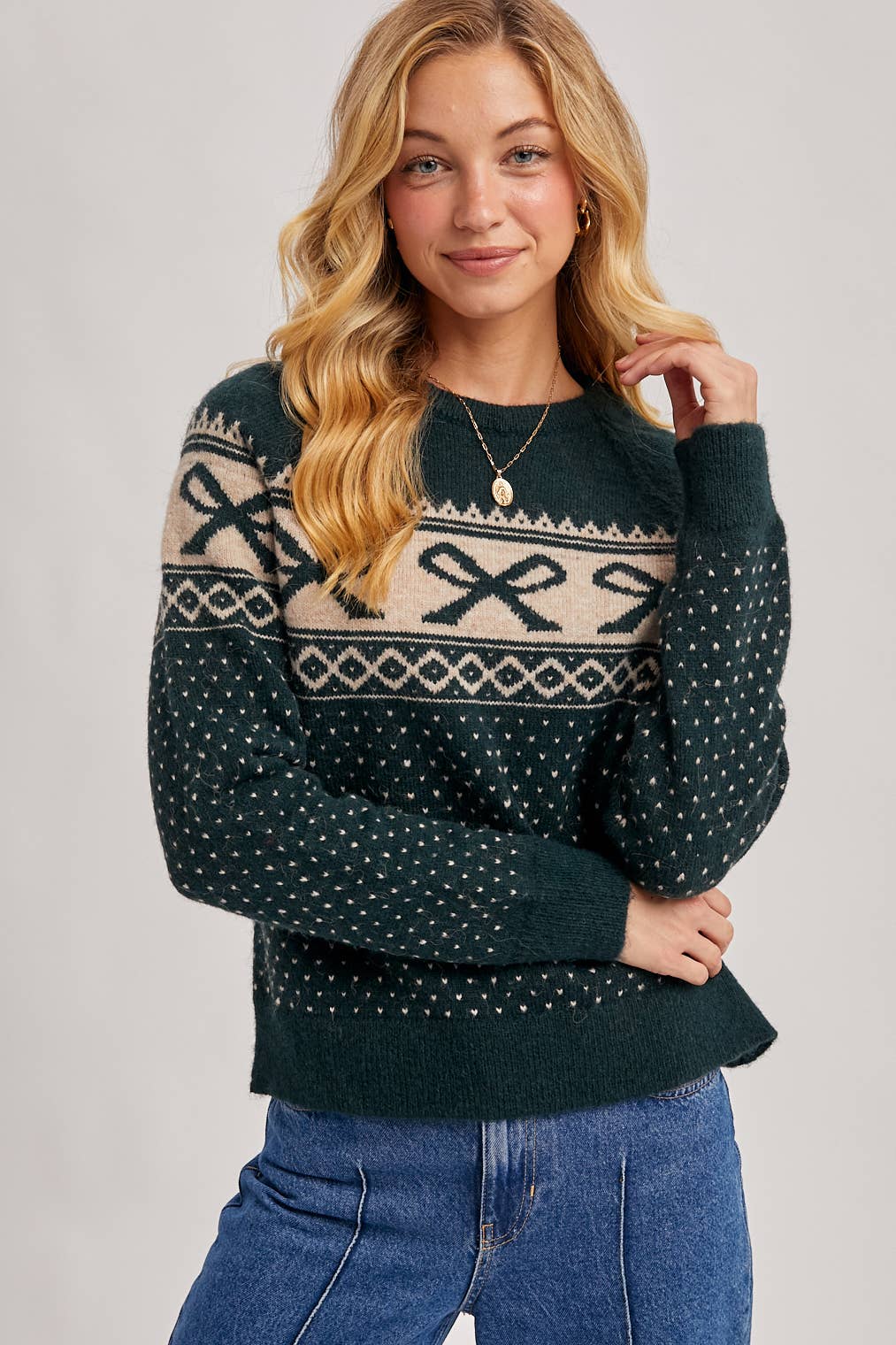 COLD FRONT HOLIDAY KNIT SWEATER