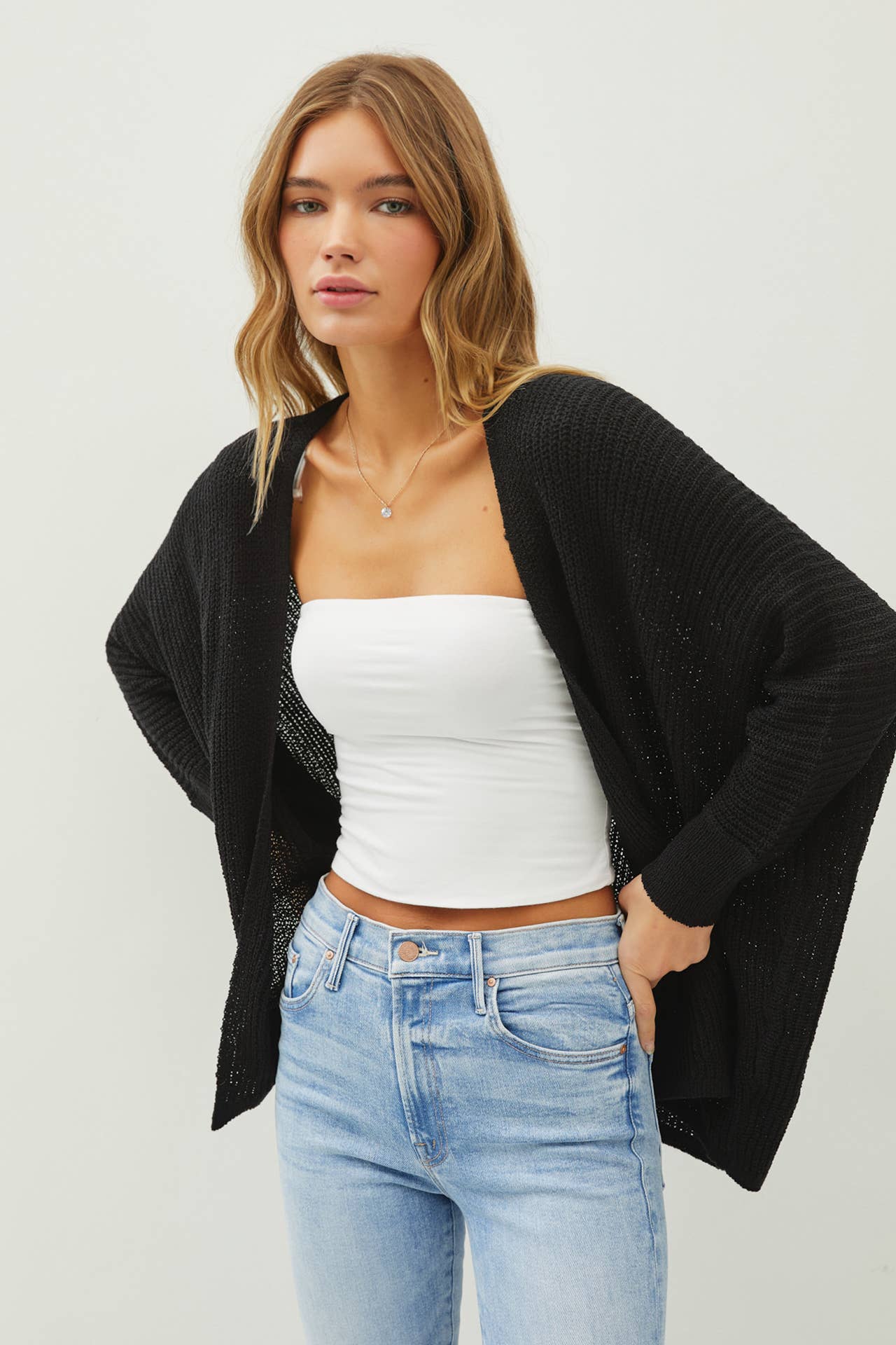 Ryley Dolman Sleeve Cardigan