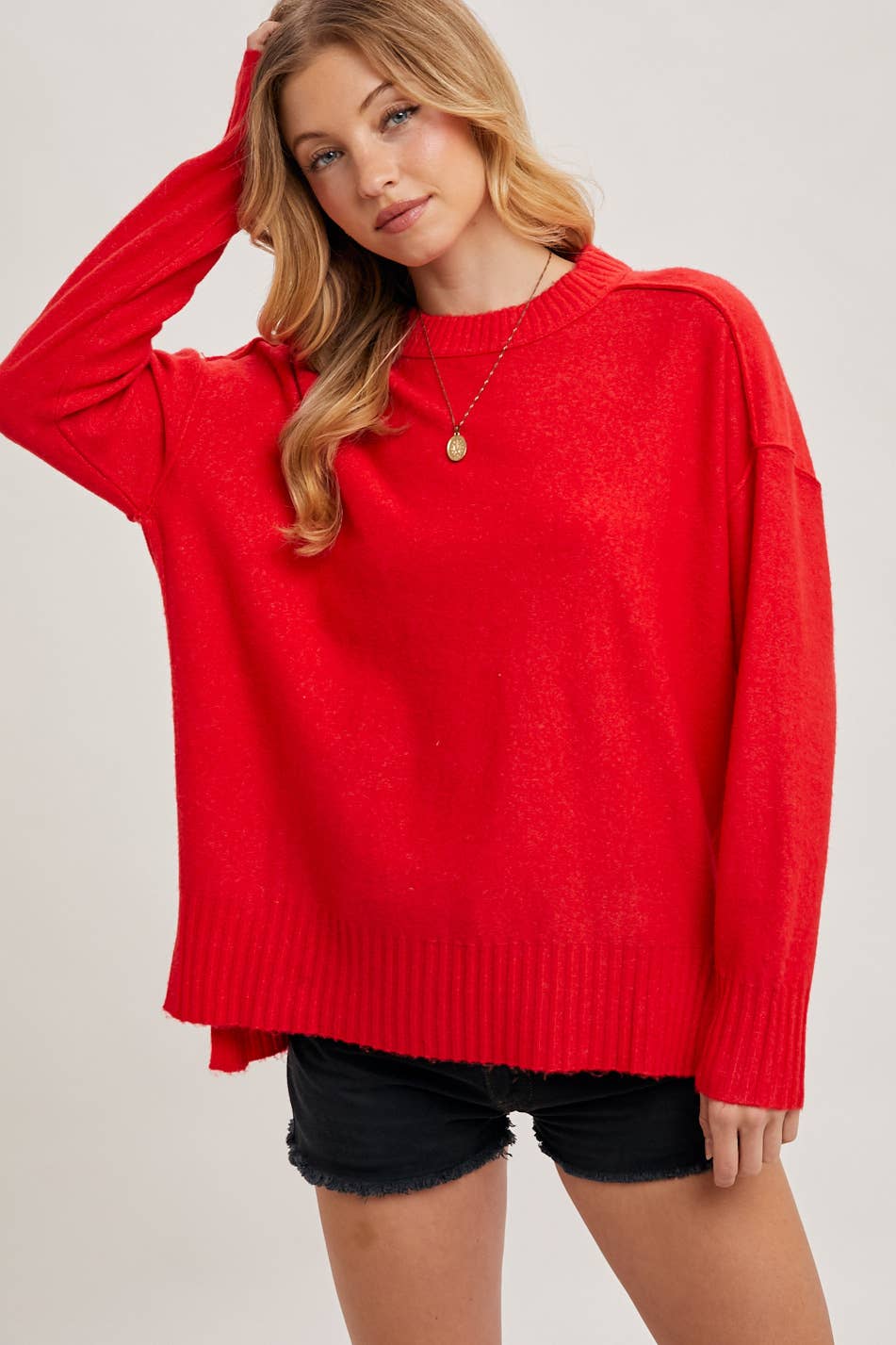 FROSTLITE CREW NECK KNIT SWEATER PULLOVER