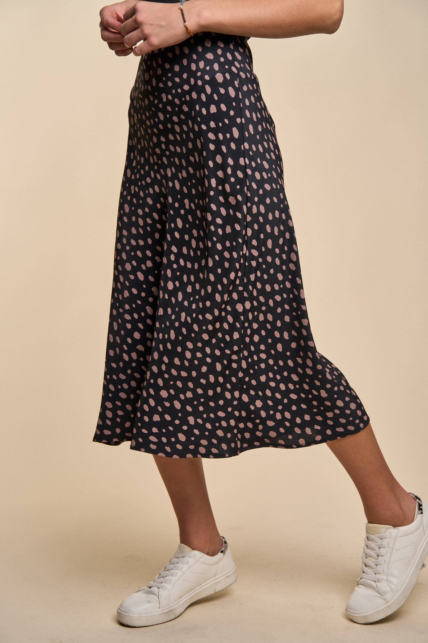 Kelsey Print Midi Skirt