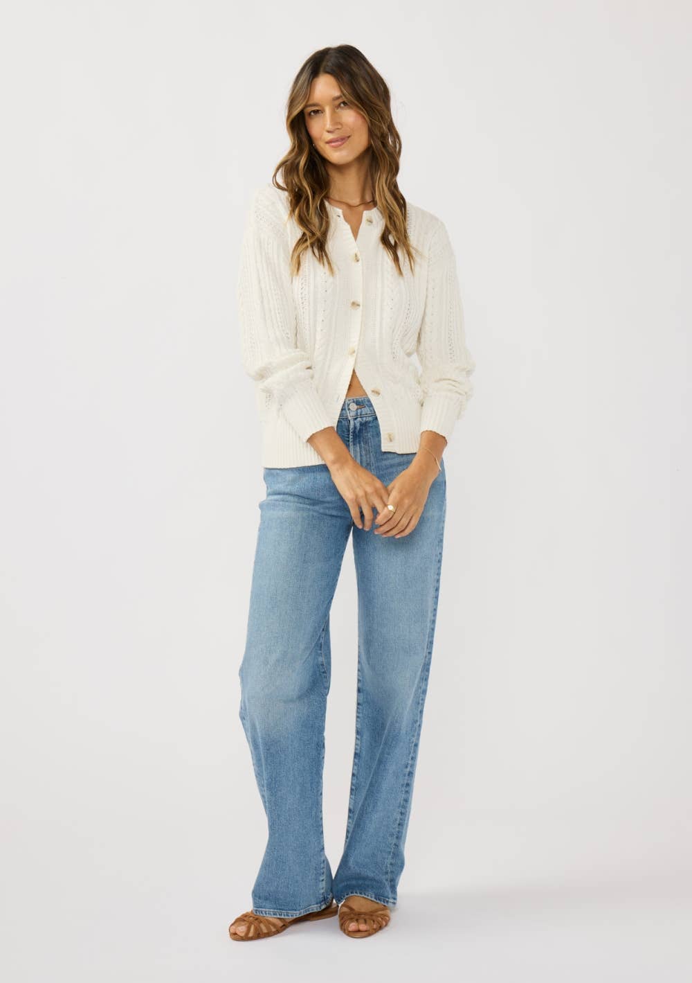 JANA CABLE KNIT CARIGAN