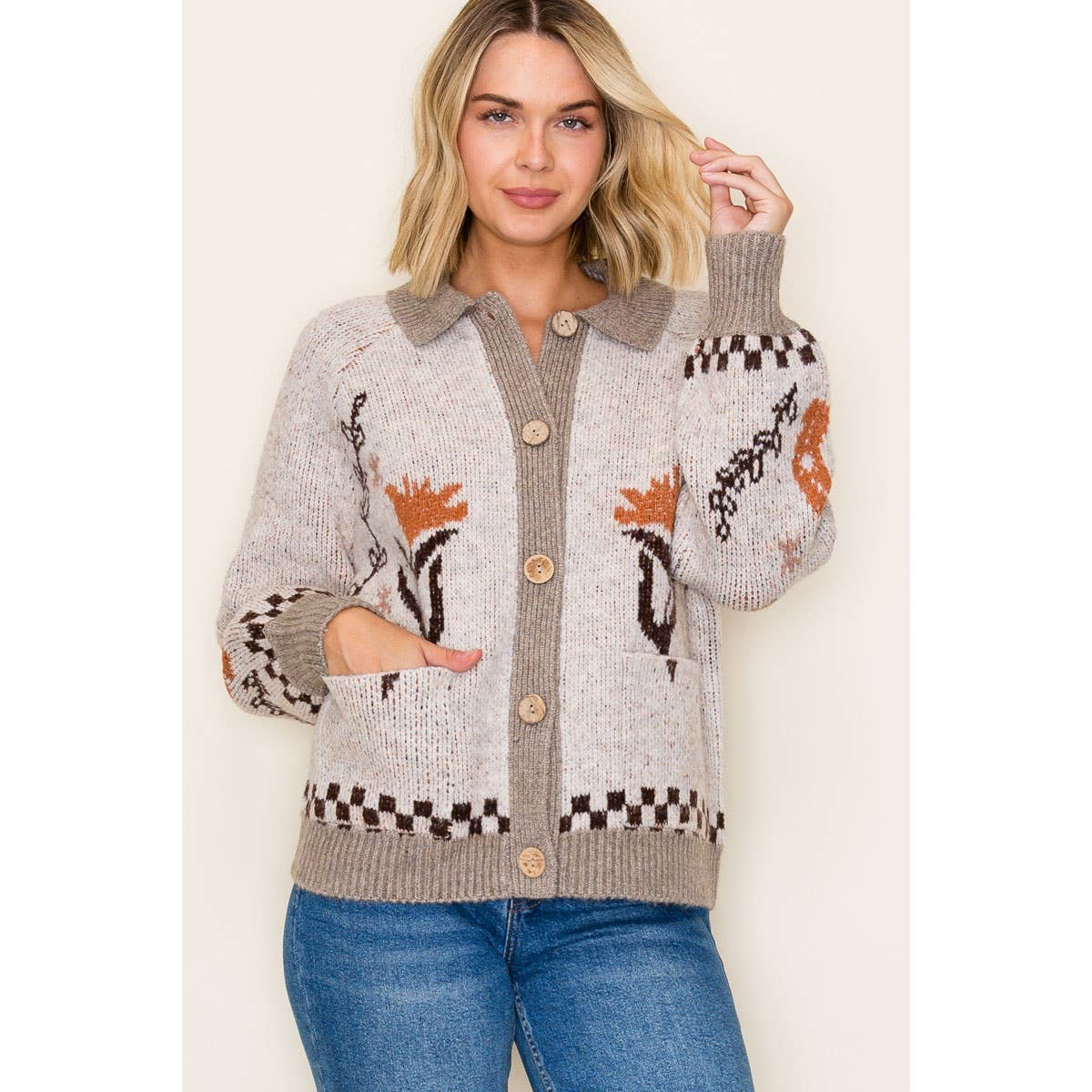 WESTERN SWEATER CARDIGAN