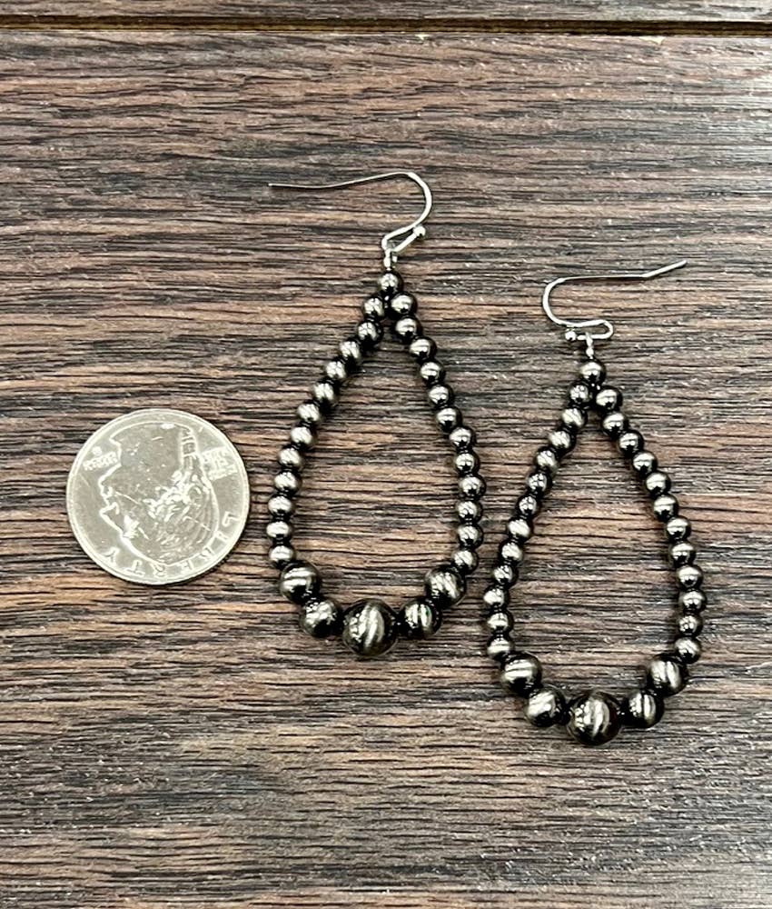 Handmade Polish Navajo Bead Earrings