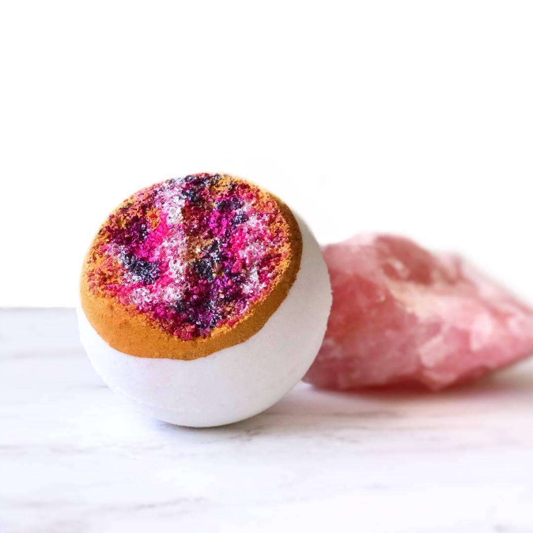 Pink Quartz |Hand-painted| Geode Bath Bomb